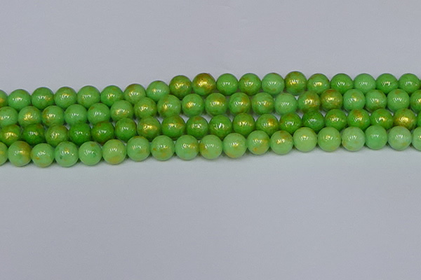 CMJ976 15.5 inches 6mm round Mashan jade beads wholesale