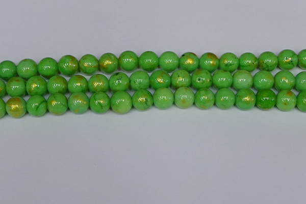 CMJ977 15.5 inches 8mm round Mashan jade beads wholesale