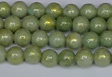 CMJ980 15.5 inches 4mm round Mashan jade beads wholesale