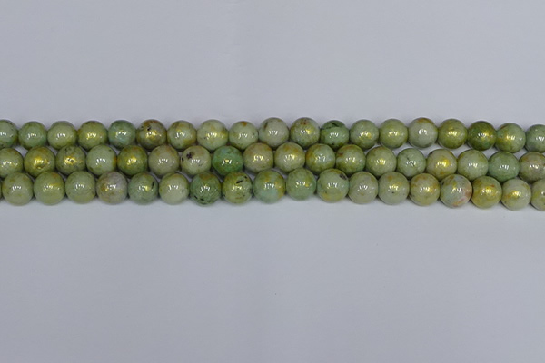 CMJ981 15.5 inches 6mm round Mashan jade beads wholesale