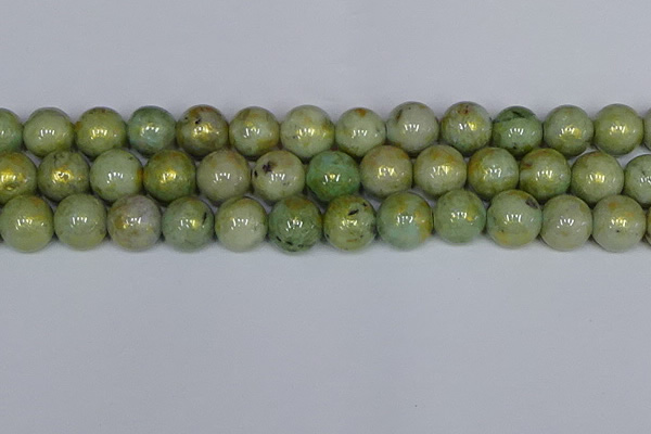 CMJ984 15.5 inches 12mm round Mashan jade beads wholesale