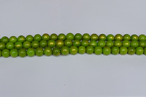 CMJ986 15.5 inches 6mm round Mashan jade beads wholesale