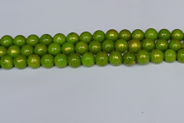 CMJ988 15.5 inches 10mm round Mashan jade beads wholesale