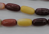 CMK125 15.5 inches 8*16mm drum mookaite beads wholesale