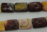 CMK150 15.5 inches 12*16mm faceted rectangle mookaite beads wholesale