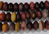 CMK221 15.5 inches 6*10mm rondelle mookaite gemstone beads