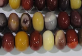 CMK222 15.5 inches 8*12mm rondelle mookaite gemstone beads