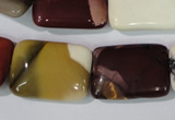 CMK267 15.5 inches 18*25mm rectangle mookaite gemstone beads