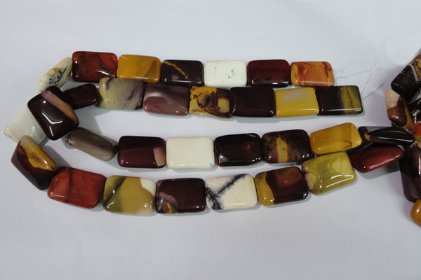 CMK267 15.5 inches 18*25mm rectangle mookaite gemstone beads