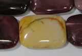 CMK268 15.5 inches 22*30mm rectangle mookaite gemstone beads