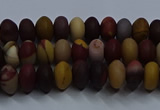 CMK300 15.5 inches 4*6mm rondelle matte mookaite beads wholesale