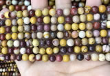 CMK346 15.5 inches 6mm round mookaite jasper beads wholesale