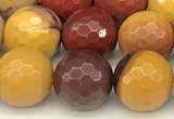 CMK361 15 inches 8mm faceted round mookaite beads wholesale