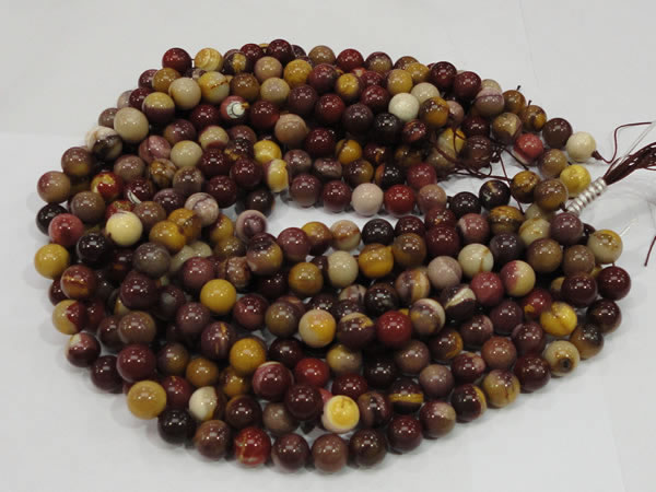 CMK58 15.5 inches 8mm round mookaite gemstone beads wholesale