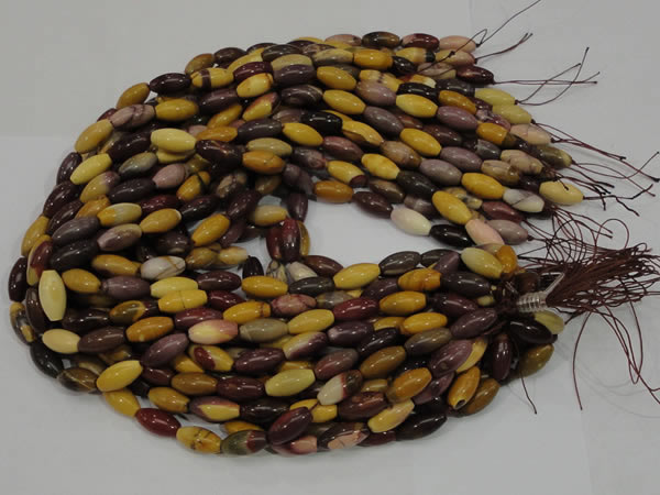 CMK65 15.5 inches 8*16mm rice mookaite gemstone beads wholesale