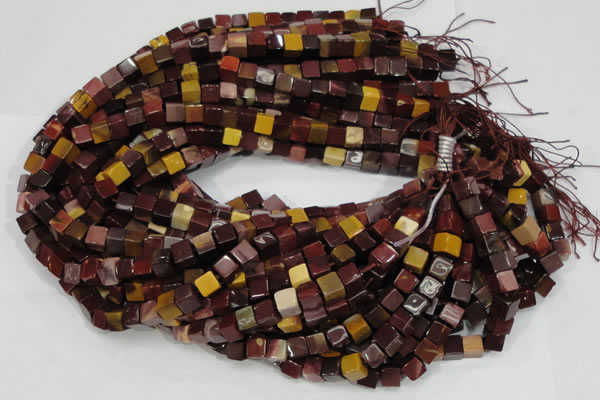 CMK69 15.5 inches 6*6mm cube mookaite gemstone beads wholesale