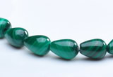 CMN09 A grade 5*7mm teardrop natural malachite beads Wholesale