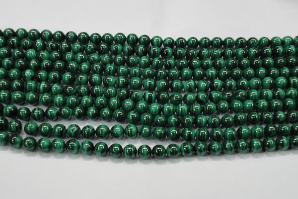 CMN151 AA grade 8mm round natural malachite beads Wholesale