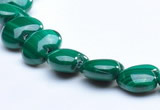 CMN19 A grade 4*8mm heart natural malachite beads Wholesale