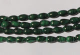 CMN215 15.5 inches 4*6mm teardrop natural malachite beads wholesale