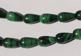 CMN219 15.5 inches 7*12mm teardrop natural malachite beads wholesale