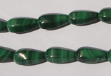 CMN230 15.5 inches 7*15mm faceted teardrop natural malachite beads