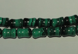 CMN232 15.5 inches 6*9mm bone natural malachite beads wholesale