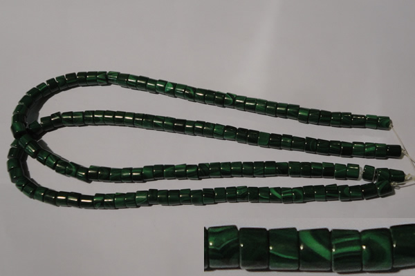 CMN236 15.5 inches 5*7mm heishi natural malachite beads wholesale