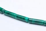 CMN24 5*13mm column shape A grade natural malachite beads