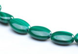 CMN26 A grade 8*10mm oval shape natural malachite beads