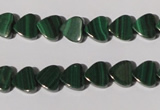 CMN261 15.5 inches 8*8mm heart natural malachite beads wholesale