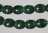 CMN271 15.5 inches 10*12mm oval natural malachite beads wholesale