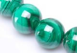 CMN28 AB grade 16mm round natural malachite beads Wholesale