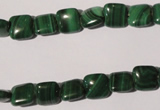 CMN292 15.5 inches 8*8mm square natural malachite beads wholesale