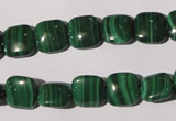 CMN293 15.5 inches 10*10mm square natural malachite beads wholesale