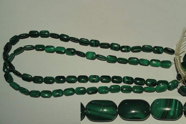 CMN303 15.5 inches 8*12mm rectangle natural malachite beads wholesale