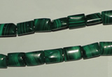 CMN310 15.5 inches 6*8mm rectangle natural malachite beads wholesale