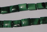 CMN312 15.5 inches 8*10mm rectangle natural malachite beads wholesale