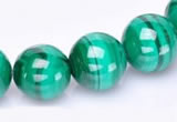 CMN39 AB grade 8mm round natural malachite beads Wholesale