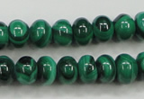 CMN400 15.5 inches 4*6mm rondelle natural malachite beads wholesale