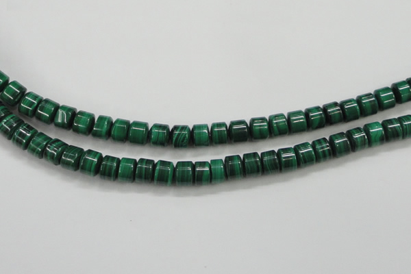 CMN408 15.5 inches 5*6mm tyre natural malachite beads wholesale