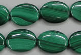 CMN435 15.5 inches 15*20mm oval natural malachite beads wholesale