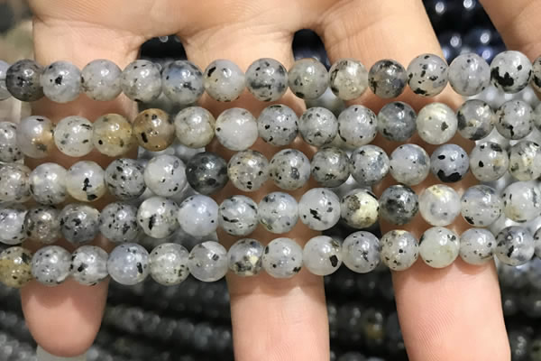 CMQ101 15.5 inches 6mm round moss quartz beads wholesale