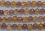 CMQ215 15.5 inches 6mm round multicolor quartz gemstone beads