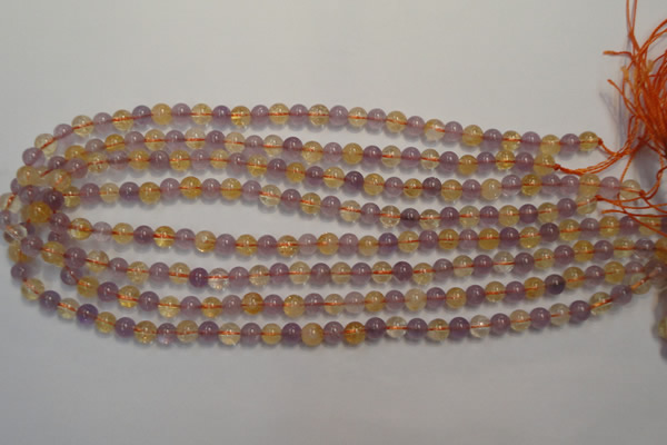 CMQ215 15.5 inches 6mm round multicolor quartz gemstone beads