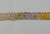 CMQ322 15.5 inches 8mm round mixed quartz beads wholesale