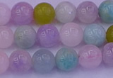 CMQ342 15.5 inches 8mm round mixed quartz gemstone beads