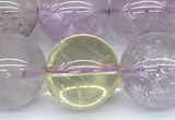 CMQ583 15 inches 14mm round mixed quartz beads