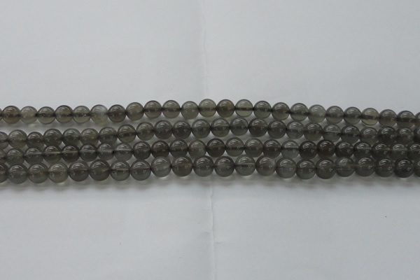 CMS1071 15.5 inches 6mm round grey moonstone beads wholesale