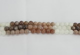 CMS1083 15.5 inches 10mm round mixed moonstone beads wholesale